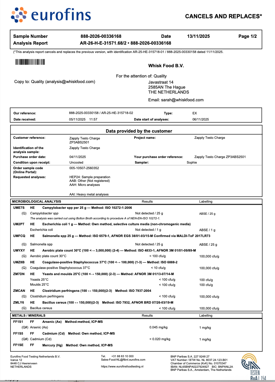 Zapply T1 - Testo Charge